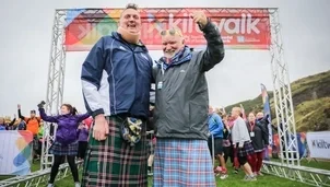 Kiltwalk participants