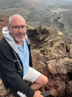Man in mountain